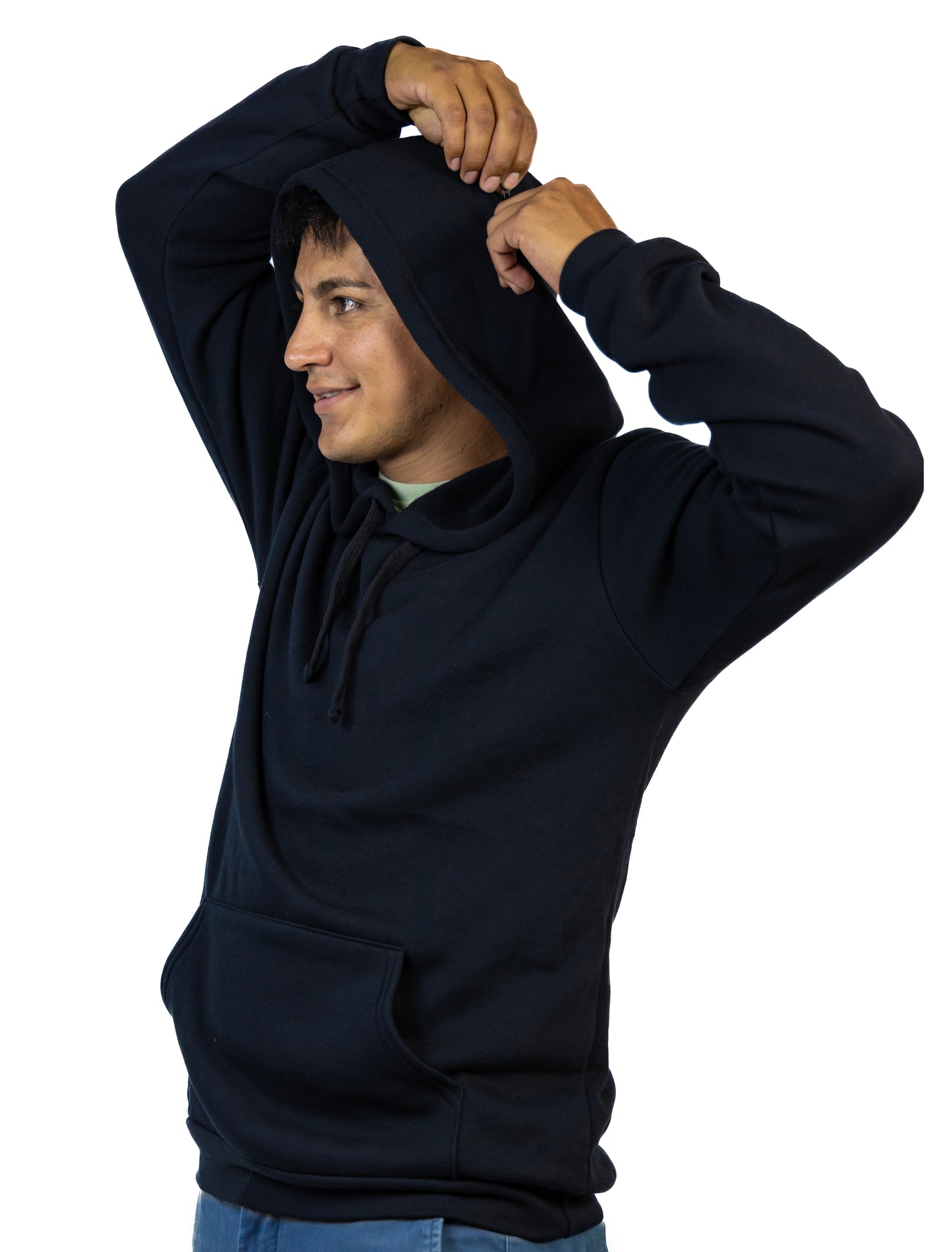 Hoodie Mask Black Pull-over Sweatshirt